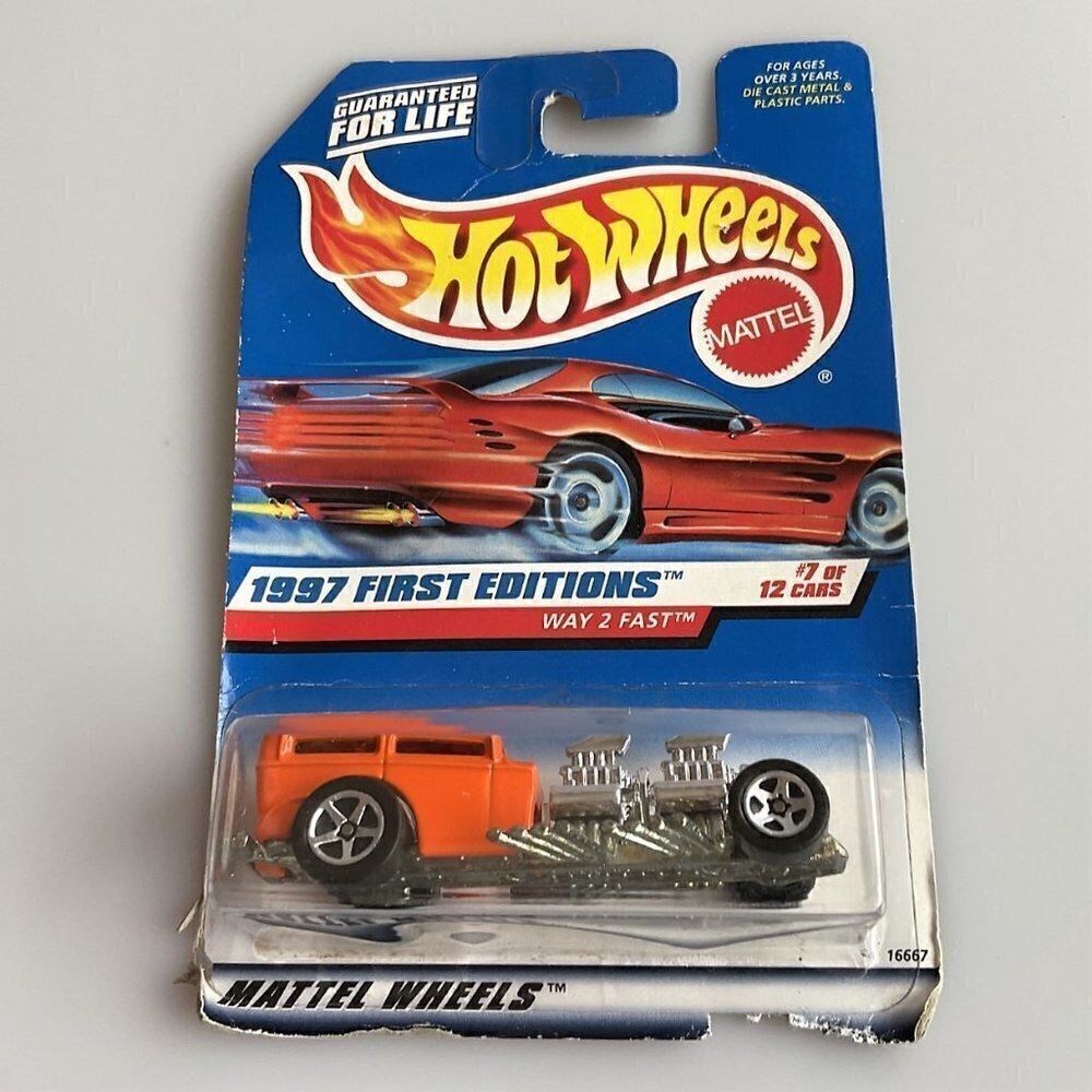 VINTAGE HOT WHEELS 1997 FIRST EDITIONS #7 WAY 2 FAST NEW UNOPENED